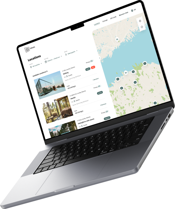 ÖÖD Hötels website